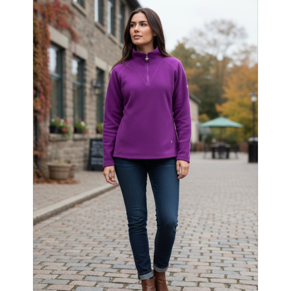 Obermeyer Purple Fleece Pullover - image 2